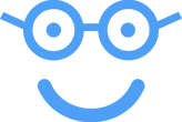 nerd happy smiling icon